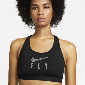 Nike Swoosh Fly High-Support Non-Padded Mesh-Back Sport BH Damen - XS (A-C) - Bild 1 von 13