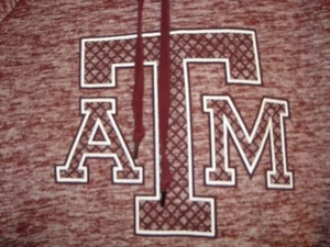 Texas A&M Aggies Unisex Sweatshirt Maroon White Hoodie M - Picture 1 of 3