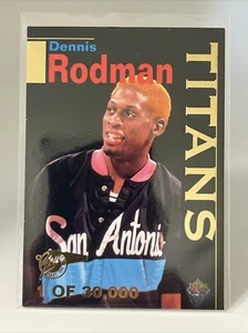 1995 Signature Rookies Titans Card #T2 Dennis Rodman San Antonio Spurs Tetrad 95 - Picture 1 of 2