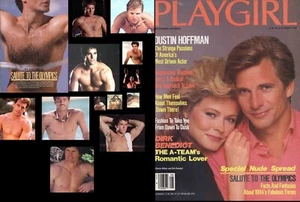 PLAYGIRL 8-84 AUGUST 1984 DIRK BENEDICT OLYMPICS HAIRY SCOTT CHIPPENDALE FreeDVD - Picture 1 of 1