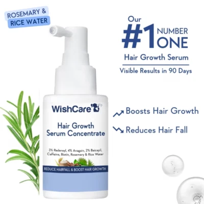 WishCare Hair Growth Serum Concentrate with Plant Keratin & Rice Water etc. 30ml - Image 1 of 4