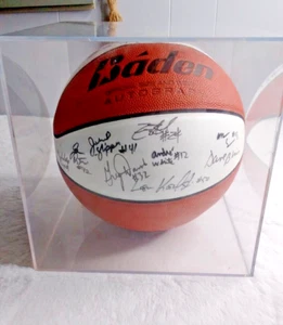 Baloncesto autografiado por el equipo Baylor Bears Matt Saymon "The Leftovers Team" - Imagen 1 de 9