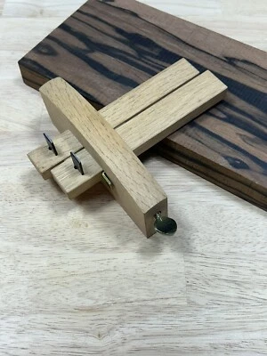 Marcador japonés (Kebiki).  Roble blanco japonés.  Nuevo stock antiguo. Foto 1 de 4