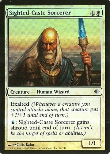 MTG - Shards of Alara - Sighted-Caste Sorcerer  Foil NM - Image 1 of 1