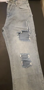 NUEVO OC Order Plus Azul Lavado Para hombres Moda Jeans 3XL Envejecidos Cómodos - Imagen 1 de 7