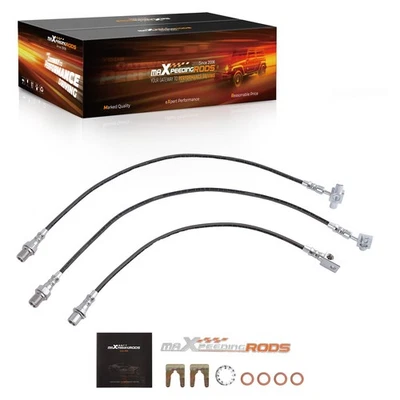 Front Rear Brake Line Set for GMC C15 K15 Pickup Suburban 71-87 4-6" Lift - Imagem 1 de 4