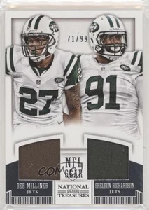 2013 Panini National Treasures /99 Dee Milliner Sheldon Richardson #24 RC - Picture 1 of 4