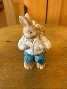 Figura Conejo de Pascua Bunny Gardens Gala Edición Limitada Zanahorias En Un Cubo (8 - Imagen 1 de 6