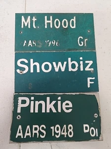 Lot Of 3 Vintage Forest Service Trail Marker Signs  Mt Hood Etc - Picture 1 of 7