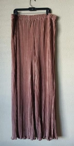 Pantalones Showpo Mujer US 16 Chocolate Alma Plisados Pierna Ancha Plisados Palazzo Satén - Imagen 1 de 9