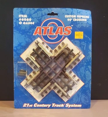 Atlas 6080 O Gauge 90 degree crossing Custom Supreme - Image 1 of 3