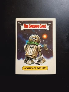 Ashcan Andy 13a Unmarked Checklist - Garbage Gang Card 1985 Australian Release  - Picture 1 of 3