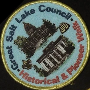 Parche de hierro de colección Great Salt Lake Council histórico pionero paseo - Imagen 1 de 1