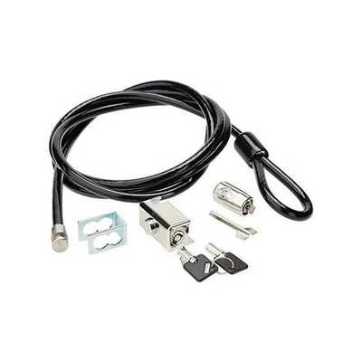New In Box -HP Business PC Security Lock Kit with 2 Keys & Cable Included Black - Image 1 of 4