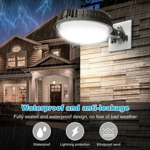LED Barn Yard Light Dusk-to-Dawn 80W 100W 150W Outdoor Security Floodlight ETL - Picture 1 of 18