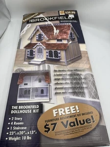 🌟NUEVO 🌟 Casa de muñecas Dura-Craft de colección "The Brookfield" Cottage Dollhouse Kit - Imagen 1 de 5