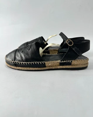 Chanel Piel de Cordero Puntera CC Alpargatas Sandalias 41 EU/11 US/8 UK Foto 1 de 4