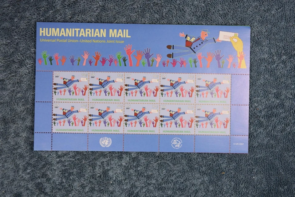 2007 Humanitarian Mail Mini Sheet - New York N944 - MNH - Image 1 of 1