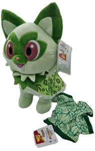 Build A Bear Pokemon Sprigatito Plush with Cape and Sleeper New With Tag - Picture 1 of 10