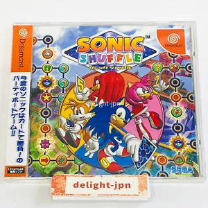 SONIC SHUFFLE Brand New Factory Sealed JAPAN IMPORT Dreamcast DC JAPANESE SEGA - Picture 1 of 12