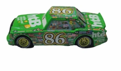 Disney Pixar Cars Chick Hicks 86 Green Metal 1:55 Diecast Toy Loose  - Image 1 of 4