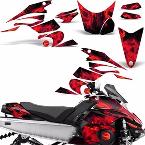 Snowmobile Graphic Decals Stickers For Yamaha FX Nytro 08-14 ICE R - Foto 1 di 4
