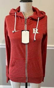Nike Women's Rutgers Scarlet Knights full Zip Up Hoodie NWT Retail lightweight - Picture 1 of 5