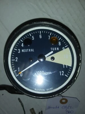 Honda CB360 CB 360 CB360T Tach Tachometer Gauge  1975 1976 - Image 1 of 4