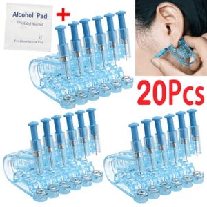 20PC Disposable Ear Studs Piercing Gun Ear Stud Piercing Piercer Healthy Tool - Picture 1 of 12