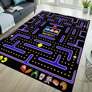 Gamer rug, fun rug, game room rug, arcade rug, video game rug - Picture 1 of 11
