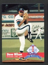 1996 Tulsa DRILLERS 20th Anniversary #14 STEVE WILSON Victoria BRITISH COLUMBIA