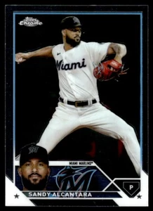 2023 Topps-Chrome Sandy Alcantara Miami Marlins #74 - Bild 1 von 2