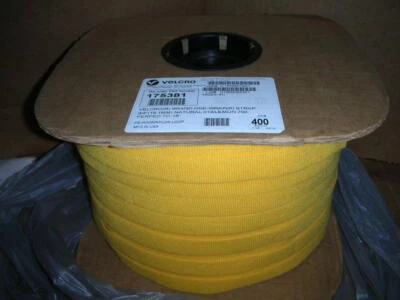 Correa envolvente de velcro 175381 UniMate 3/4" amarilla, correas de 18", 10 quilates (15'), ¡NUEVO! Foto 1 de 4