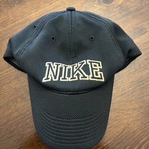 Nike Spellout Adjustable Hat Cap Baseball Golf Tennis Dad Men Women Blue White - Picture 1 of 3