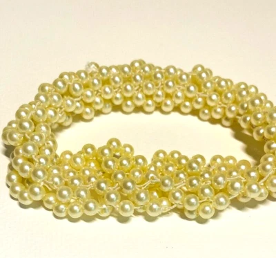 1960-е искусственный жемчуг мульти бусы браслет - винтажная бижутерия - Изображение 1 из 4