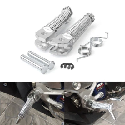 Front Foot Pegs Adapters For Yamaha MT09 MT10 YZF R25/R3 MT25 MT-03 FZ09 FJ09 - Image 1 of 4