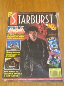 STARBURST #142 BRITISH SCI-FI MONTHLY MAGAZINE JUNE 1990 PUNISHER STAR TREK - Picture 1 of 1
