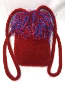 Bolso de fieltro tejido a mano - Imagen 1 de 3