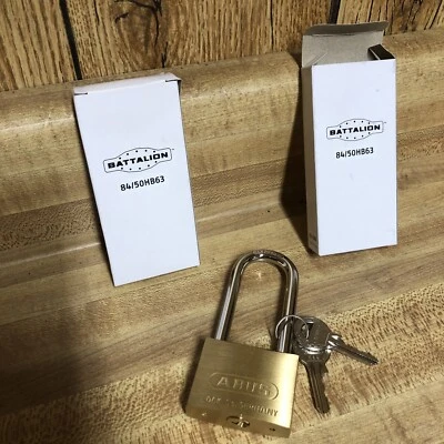 2 Pack ABUS Battalion 84/50HB63 KA GR4 19830 Brand New - Image 1 of 2