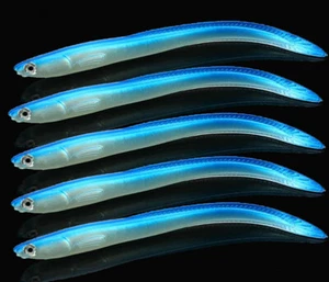 10 Stück Soft Angelköder Luminous Swimbaits Night Barsch Crankbait Baits 5,5"/6,3g - Bild 1 von 10