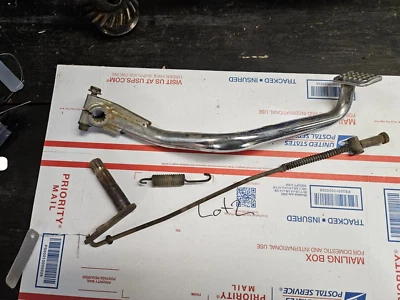 85 Suzuki Quadrunner LT230GE LT 230 Genuine Rear Brake Pedal Assmbly - Image 1 of 4