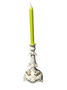 Etagen Kerzenständer Leuchter Rosen Weiss silver Kandelaber Romania Gestempelt - Bild 1 von 10