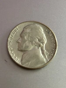 1964 D Nickel Error On A IN AMERICA AND WE IN TRUST - Picture 1 of 5