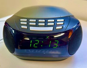 VINTAGE Emerson CKD9902 CD Player Alarm Clock AM/FM-Battery Backup-Tested Works! - Picture 1 of 3