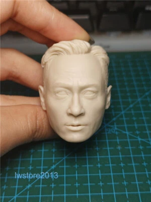 1:18 Asian Francis NG Head Sculpt Carved For 3.75" Male Action Figure Body Toys - Image 1 of 4