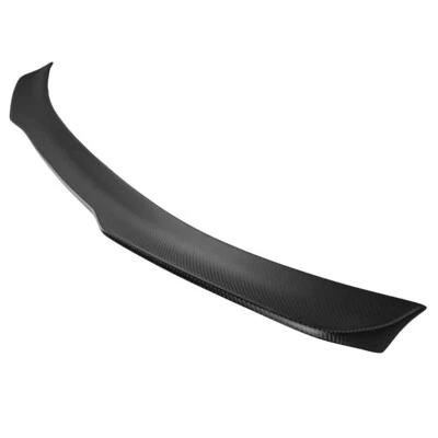 Matte Real Carbon Fiber Rear Spoiler Lid For 15-22 Mustang S550 Coupe - Image 1 of 4