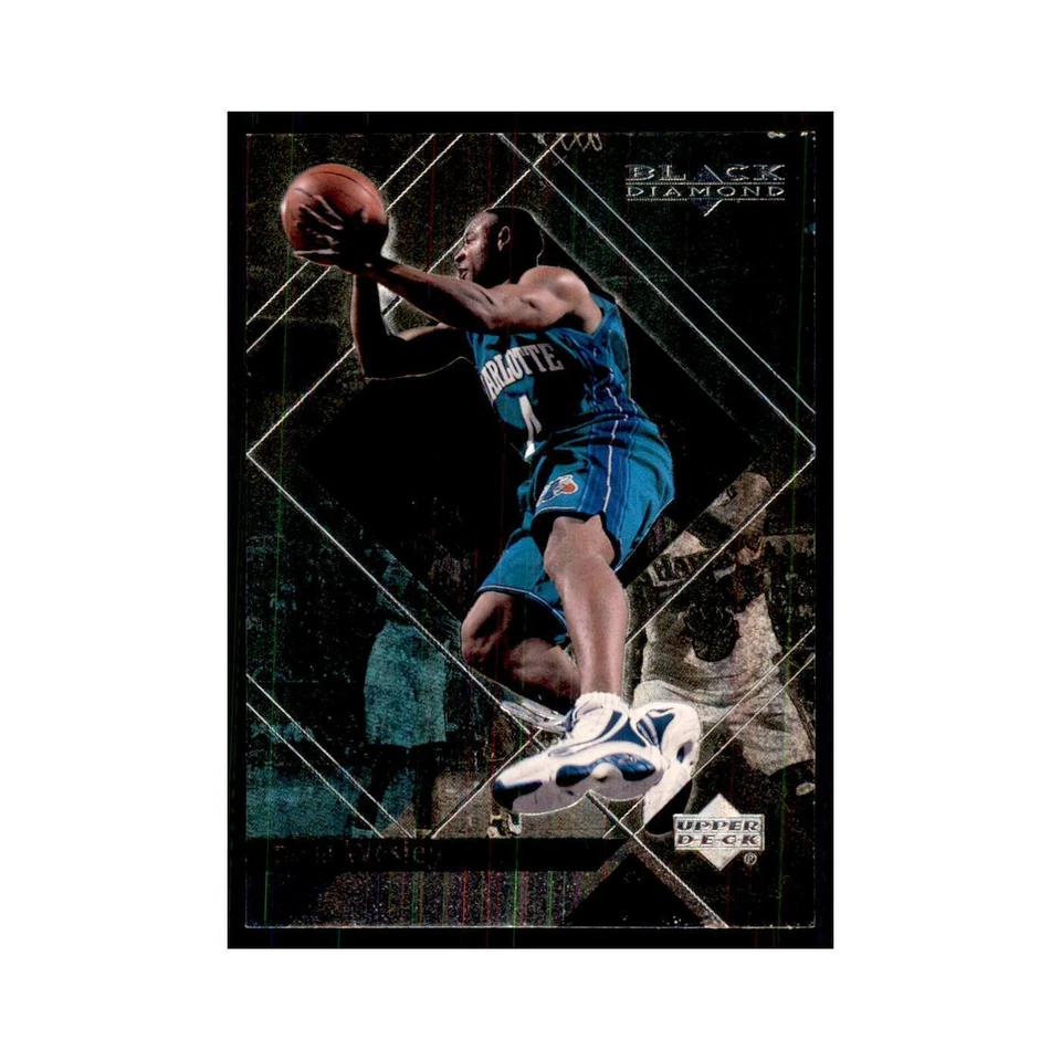 1999 Upper Deck Black Diamond David Wesley Hornets #9 - Image 1 of 3
