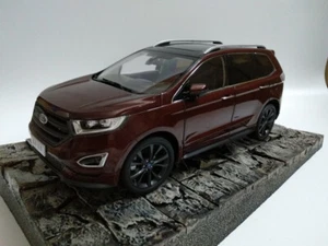 1/18 Ford Edge 2016 SUV Offroad Druckguss Auto Modellgeschenke Sammlung braun/rot - Bild 1 von 13