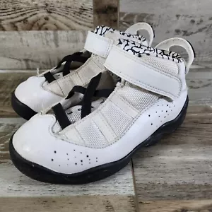 Nike Air Jordan 6 Rings TD Shoes White Black 323420-107 Toddler Infant Size 10C - Picture 1 of 15