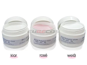 Acrylpuder Powder Acrylic Polymer Rose Acrylmodellage ACRYL PULVER 30g ROSA - Bild 1 von 2